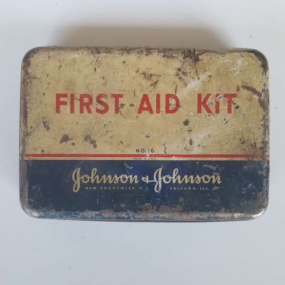 First Aid Kit Johnson & Johnson No. 16 Metal Box N - Picture 2 of 12